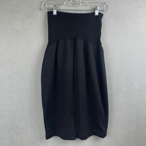 Motherhood Maternity Black Secret Fit Belly Stretch Pencil Skirt M Career Office